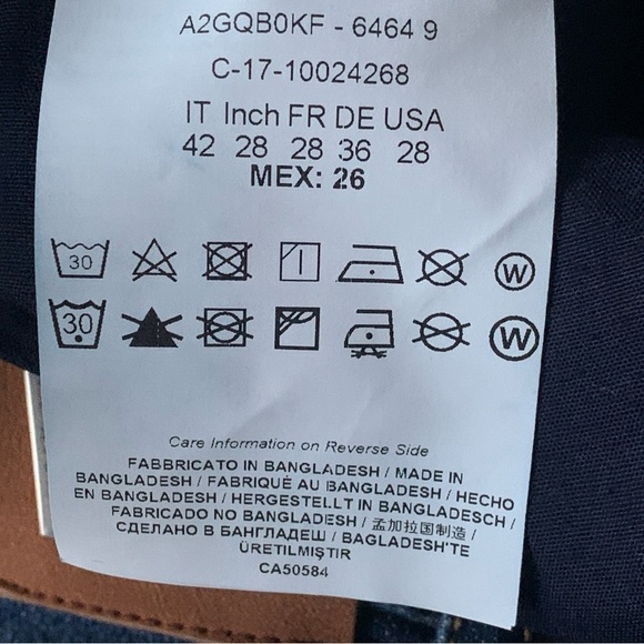 Versace Vintage Y2K Dark Wash Skinny Jeans - Picture 8 of 9